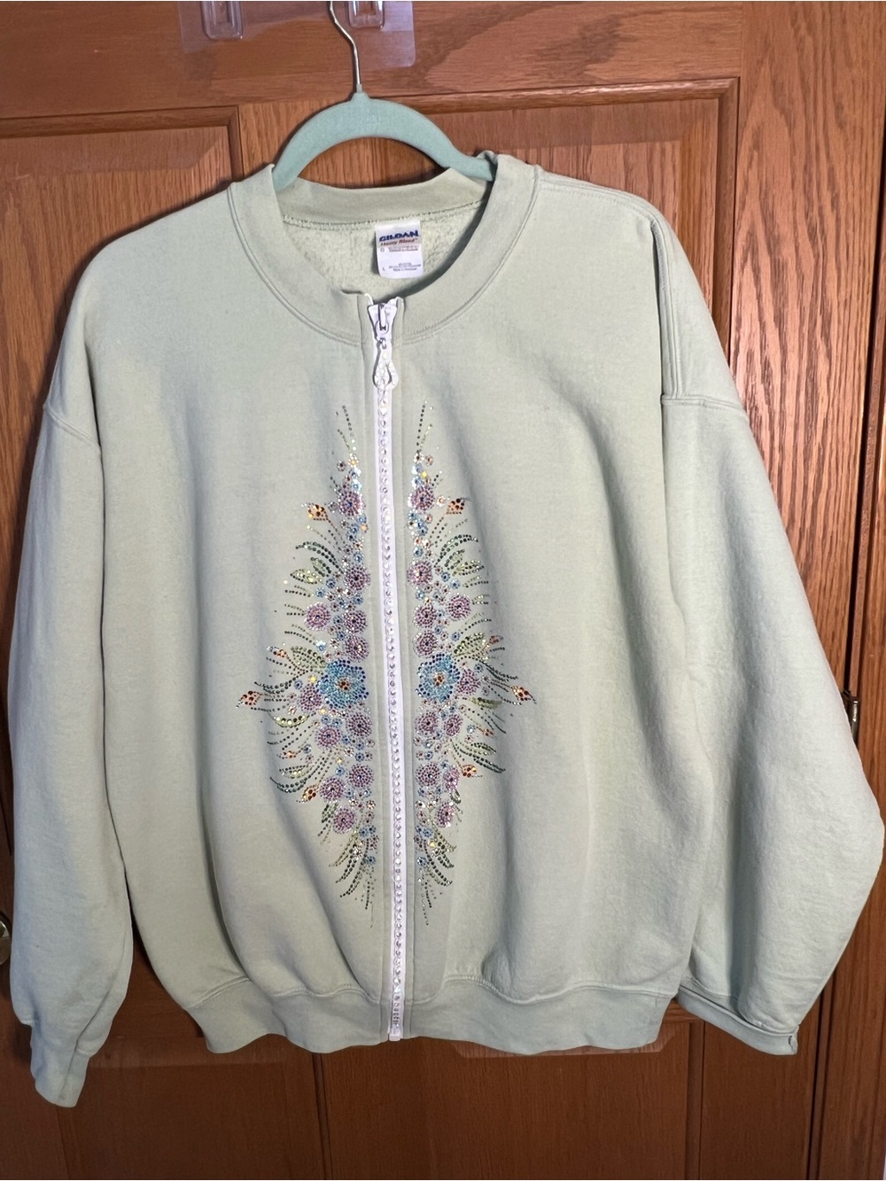Gildan Womens Light Green Jacket